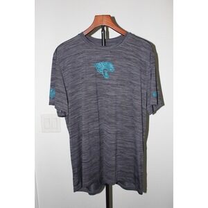 Jacksonville Jaguars NFL Nike Dri-FIT Men's T-Shirt‎ Teal Logo Grey Heather XL